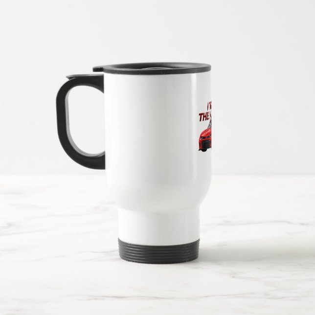 Caneca de Viagem para Fã de Corridas | Eu Confio n (Esquerda)