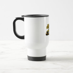 Caneca de Viagem para Fã de Dia de Pista Eu pers