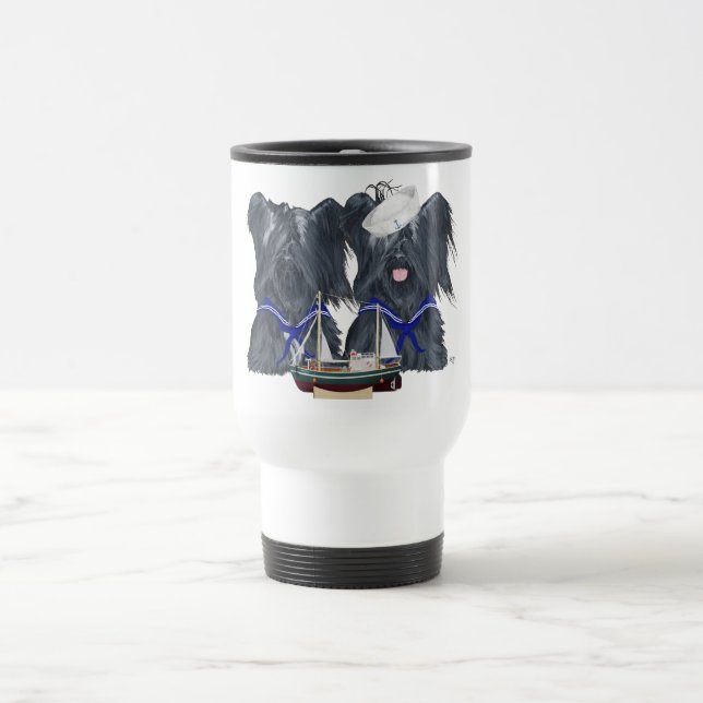 Caneca de Viagem para Marinheiros Skye Terrier (Centro)