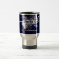 Caneca de viagem para o evento de tiro