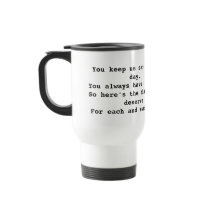 Caneca de viagem para o Guia de Barramento Escolar