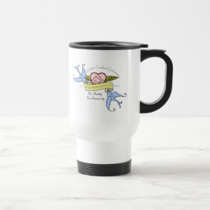 Caneca de viagem - Pastel do design do aniversári