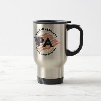 Caneca de viagem patriótica do assistente do