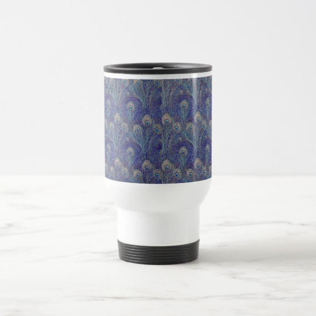 Caneca de Viagem Pena de Pavão (Centro)