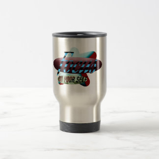 Caneca de Viagem Personalizada com Design Gráfico