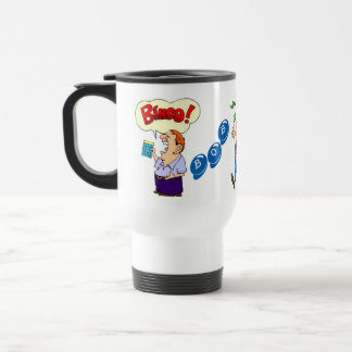 Caneca de viagem personalizada do Bingo dos homens