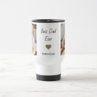 Caneca de viagem personalizada do melhor Pai nunca