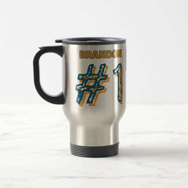 Caneca de Viagem Personalizada Melhor Pai (Esquerda)