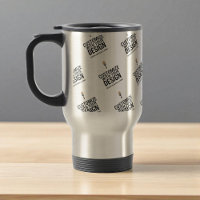 Caneca de Viagem Personalizada Minimalista com Mar