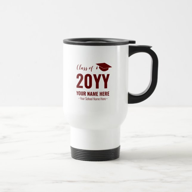 Caneca de Viagem Personalizada para Formatura Verm (Direita)