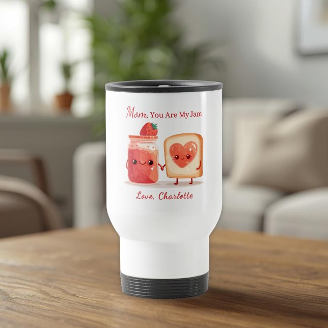Caneca de Viagem Personalizada para o Dia das Mães (Criador carregado)