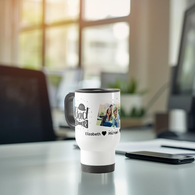 Caneca de Viagem Personalizada para o Dia dos Pais (Criador carregado)
