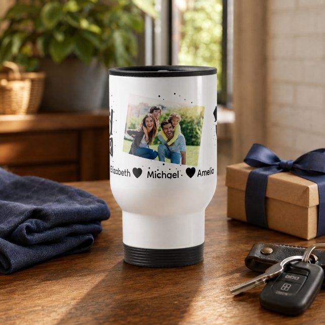 Caneca de Viagem Personalizada para o Dia dos Pais (Criador carregado)