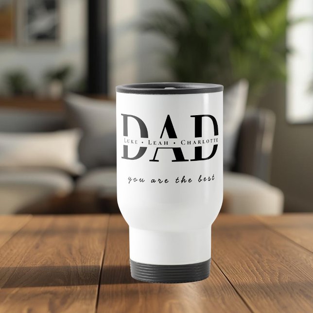 Caneca de Viagem Personalizada para Papai Moderna (Criador carregado)