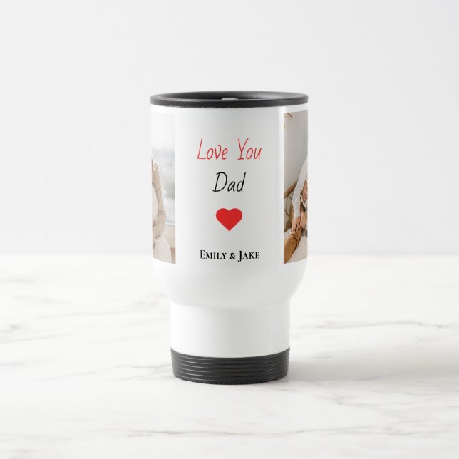 Caneca de viagem personalizada | Presente no Dia d (Centro)