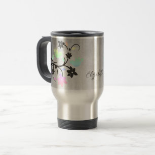 Caneca de viagem Personalizada Rainbow Pastel Love