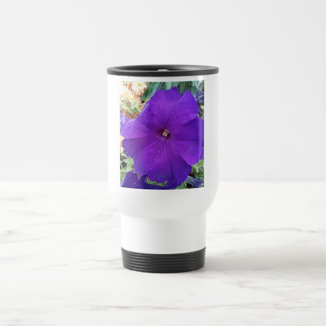 Caneca de Viagem Petúnia Roxa (Centro)