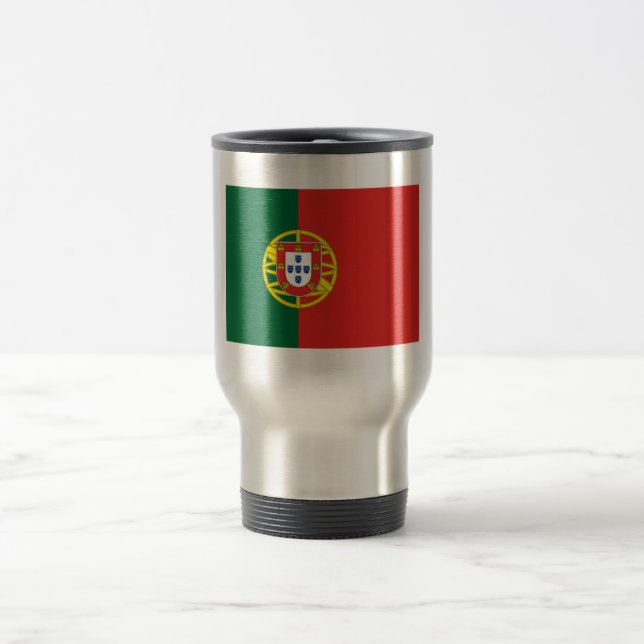 Caneca de viagem portuguesa da bandeira (Centro)