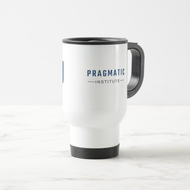 Caneca de viagem Pragmática (Frente Esquerda)