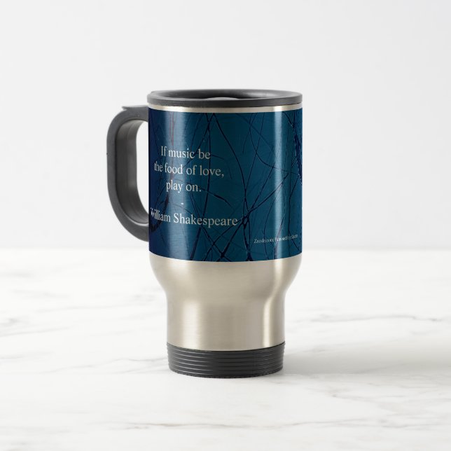 Caneca de Viagem Presente para Professor de Teatro (Frente Esquerda)