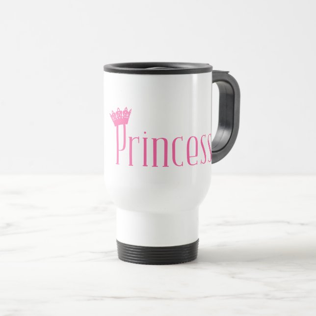caneca de viagem "PRINCESS" (Frente Esquerda)