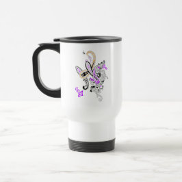 Caneca de Viagem Purple Paisley