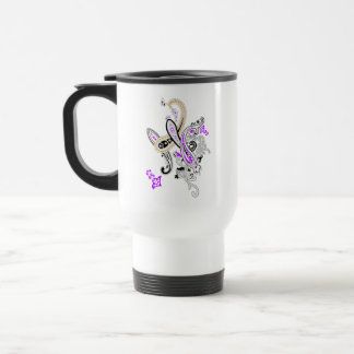 Caneca de Viagem Purple Paisley