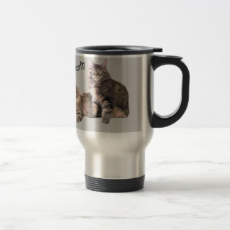 Caneca de viagem PURRsonality dos gatos