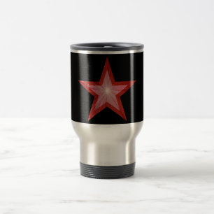 Caneca de viagem Red Star preto