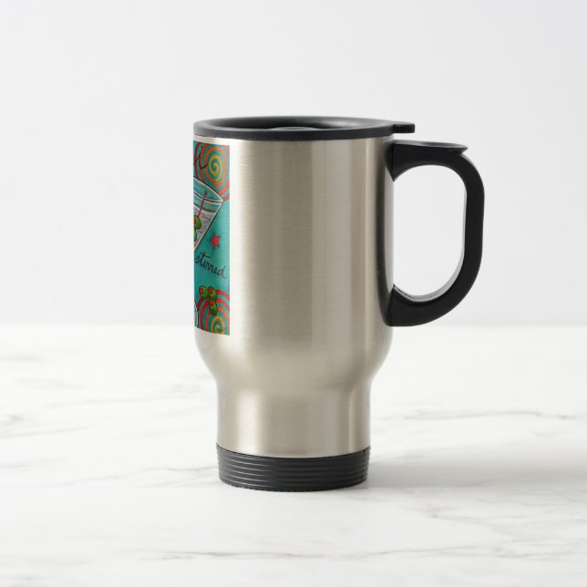 Caneca de viagem retro de Martini (Direita)