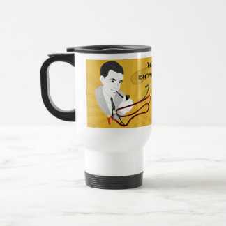 Caneca de viagem retro engraçada do café do pai