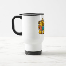 Caneca de Viagem Retro Stay Positive