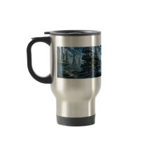 Caneca de Viagem Robô de IA | Identidade Digital A