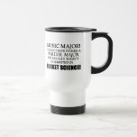 Caneca de viagem Rocket Science<br><div class="desc">Você é uma formadora de música,  ou conhece alguém que é? Então você sabe o quão difícil ele é realmente. Talvez devesse ter escolhido algo mais fácil... </div>