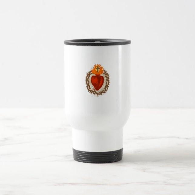 Caneca de Viagem Sagrado Coração de Jesus (Centro)