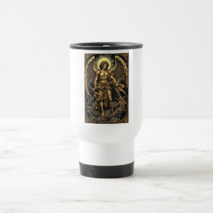 Caneca de Viagem São Miguel Dourado