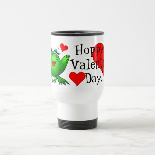 Caneca de Viagem Sapo Senhora Desenho Animado Dia