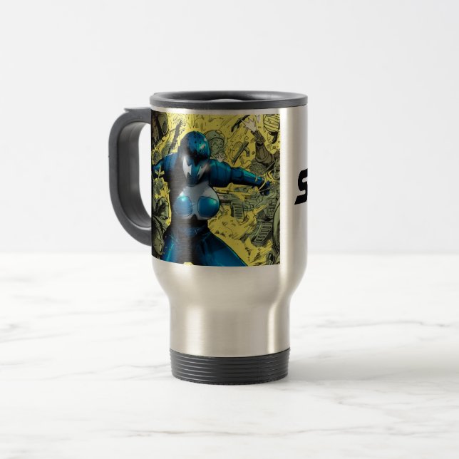 Caneca de viagem Seeker V2 (Frente Esquerda)
