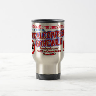 Caneca de viagem selvagem ida da exatidão políti