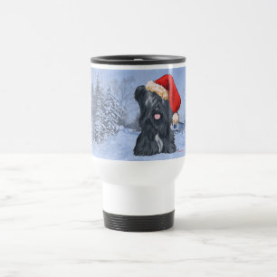 Caneca de Viagem Skye Terrier Inverno