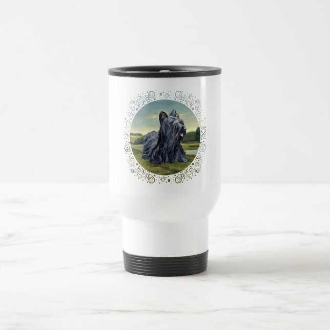 Caneca de Viagem Skye Terrier na Paisagem (Centro)