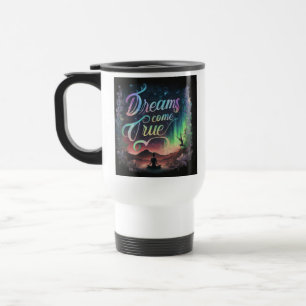 caneca de viagem "Sonhos Realizados"