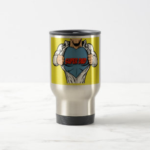Caneca de viagem super do café do pai do dia dos