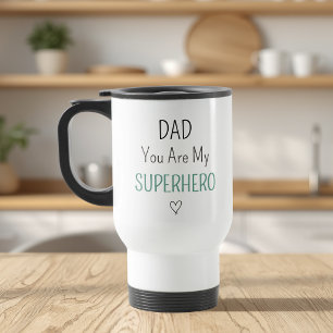 Caneca de Viagem Super-herói Pai Moderno