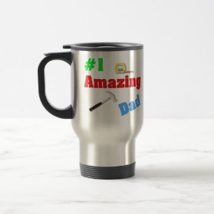 Caneca de viagem surpreendente do pai #1