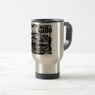 caneca de viagem T22 com arma de 75 mm