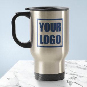 Caneca de viagem térmica do logotipo comercial