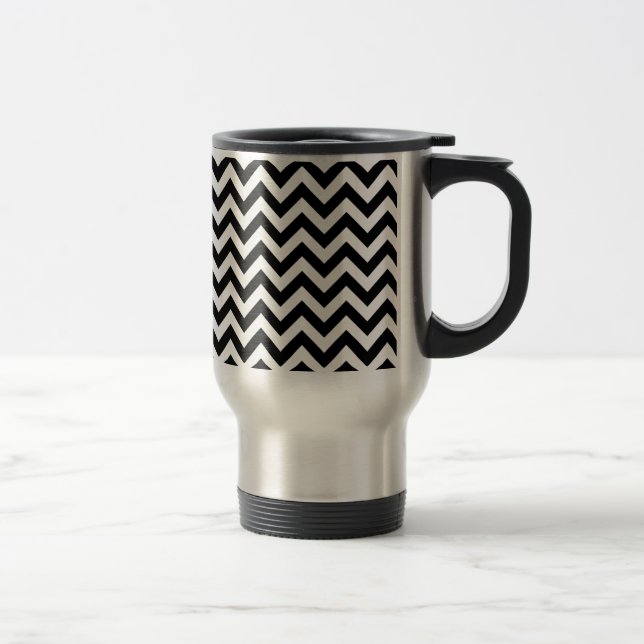 Caneca de viagem Trendy Chevron (Direita)