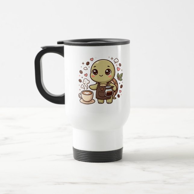 Caneca de Viagem Turtle Barista (Esquerda)