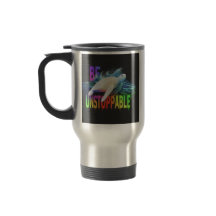 caneca de viagem "Turtle Be-Unstopable"